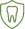 Tooth on shield icon