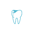 Stained tooth icon