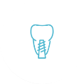 Dental implant icon